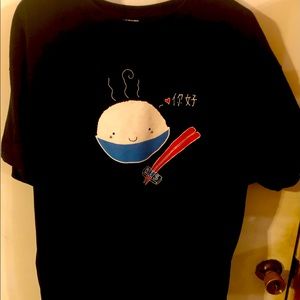 Rice bowl t shirt size xl